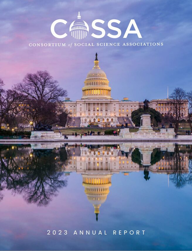 COSSA 2023 Annual Report Cover