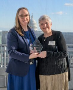 Wendy Naus (COSSA) and Felice J. Levine. Photo by Liz Roll. 
